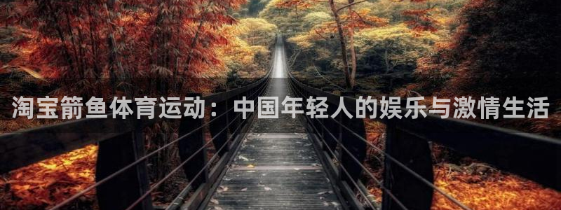 杏耀主管：淘宝箭鱼体育运动：中国年轻人的娱乐与激情生活