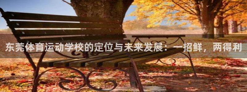 杏耀平台登录：东莞体育运动学校的定位与未来发展：一招鲜，两得利