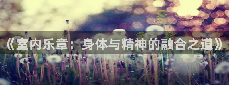 杏耀体育在线注册：《室内乐章：身体与精神的融合之道》